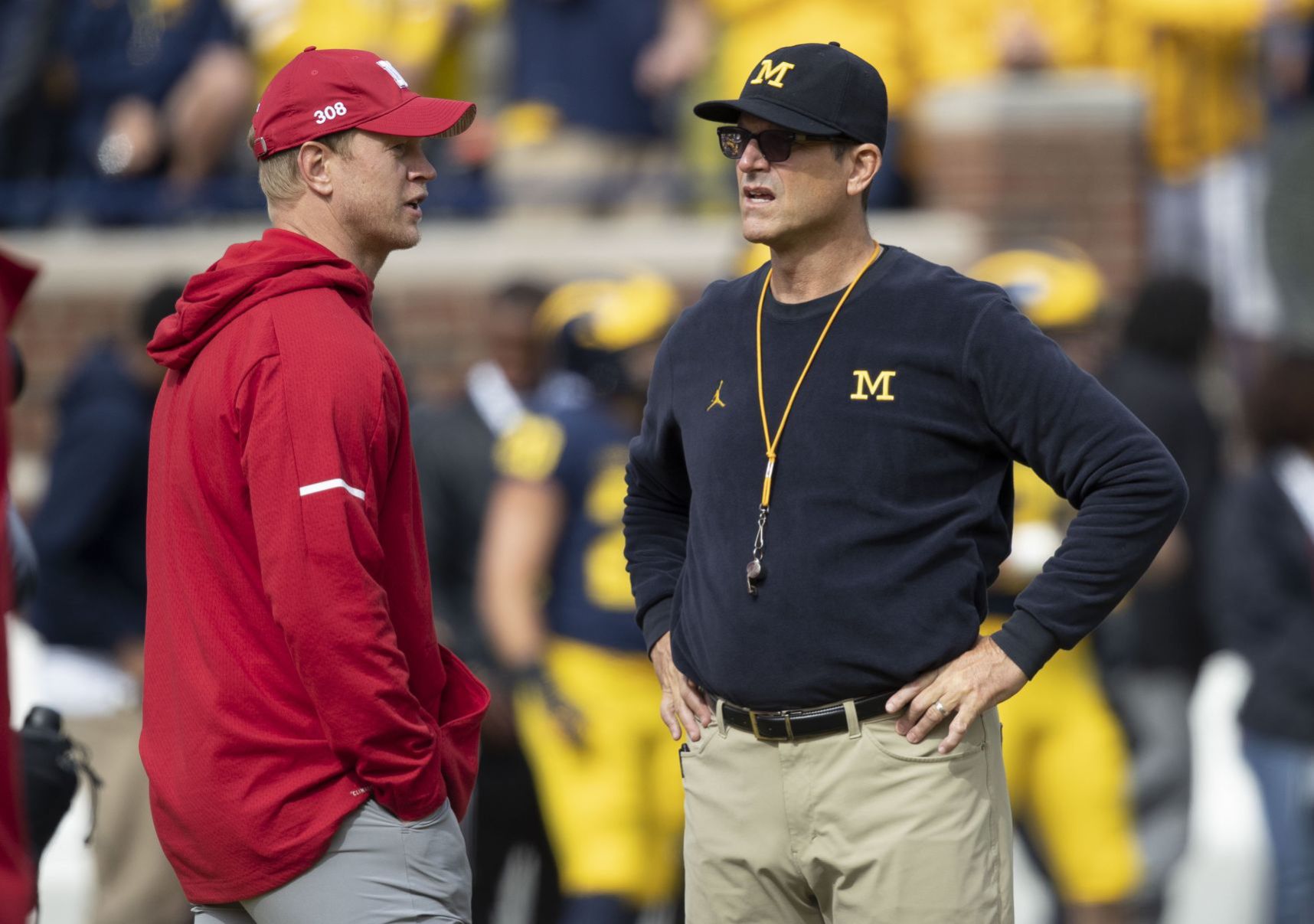 Scott Frost, Jim Harbaugh
